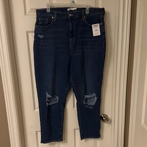 Signature by Levi Strauss Dark Blue Denim Jeans